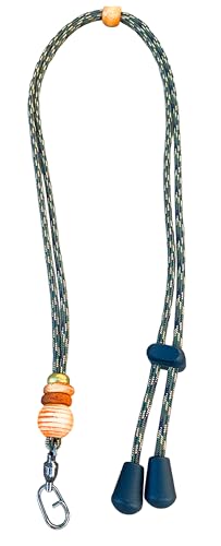 river canyon Efficient Lightweight Adjustable Fishing Lanyard. (Camo)