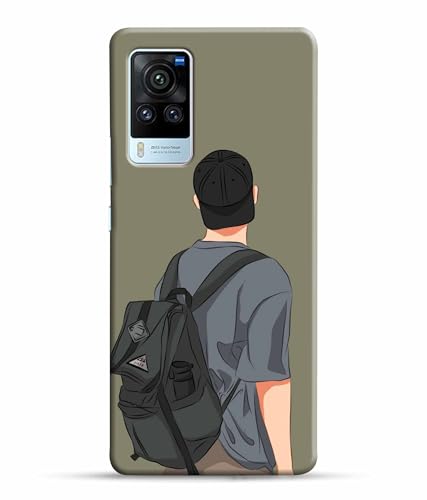 Image of School Boy College Boy Printed Hard Back Case Cover & Compatible for Vivo X60 Pro 5G | Vivo X60 Pro | V2046 (Multicolor) - D1813
