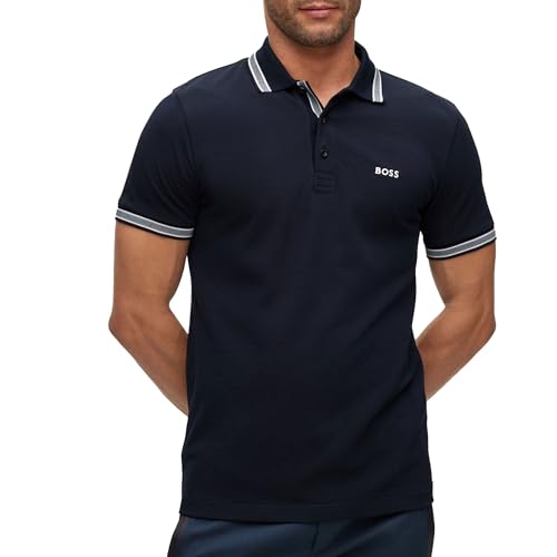 HUGO BOSS Paddy, Camiseta Polo Hombre, Blue, L