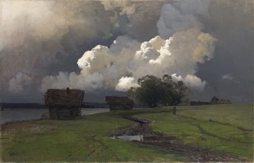 Tableau Isaac Levitan Monastère Savvino-Storozhevsky Impression d'art Toile Déco Murale