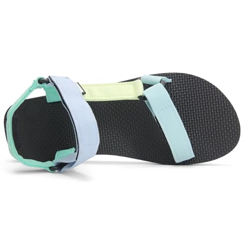Image of WateLves Womens-Sport-Sandals Outdoor Hiking Sandals with-Arch-Support Comfortable Webbing-Water-Athletic Beach-Sandals for Travel-Walking-Trekking-Camping