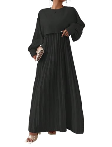 Litzo Western Dresses For Women (L-18-L) Black