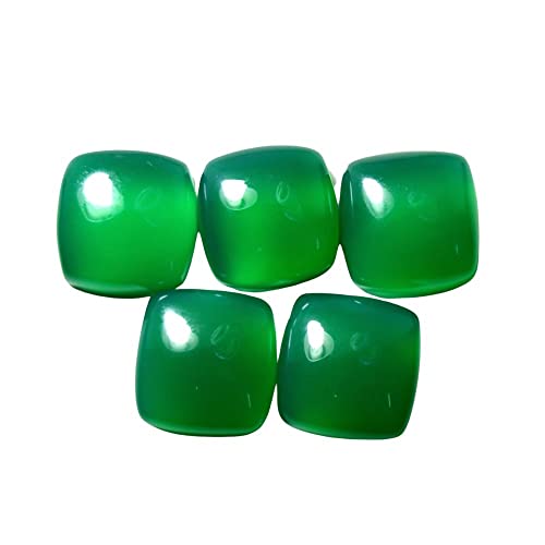 Onyx vert naturel coussin gemme de qualité fine pour joaillerie de prestige