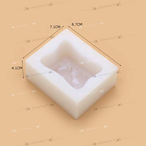 Grainrain Silicone Soap Bar Mold Diy Homemade Vehicle Ornament Candle Resin Mold Horse (11071) #TOP4