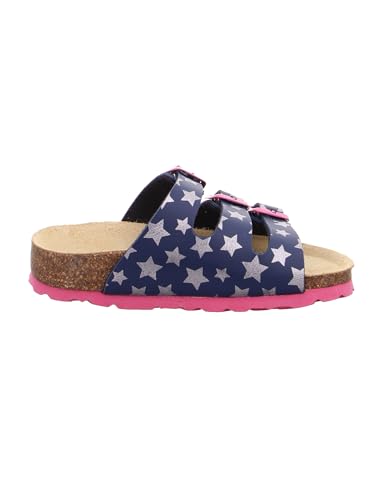 Superfit Mädchen und Jungen Pantoletten Fussbettpantoffel, Kinder Slip On, Weite: M IV, Halbschuhe, Slides, Schlupfschuhe… – Ansicht 3