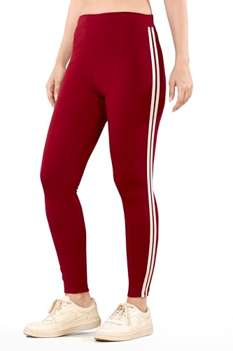 Image of TRASA Women's and Girls Skinny Fit Gym High Waist, Workout Trackpants 4 Way Stretch Yoga Pants, Available Sizes:- S,M,L,XL,2XL,3XL