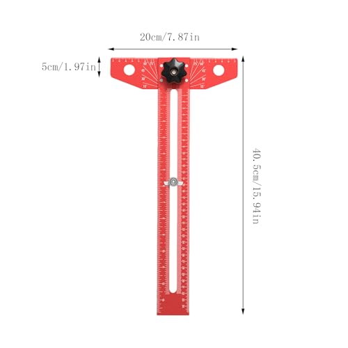 Règle en T pour le bricolage maison et les projets de menuiserie créative