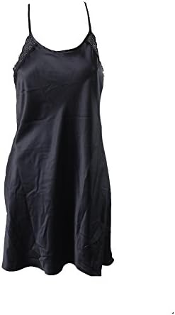 Linea Donatella Women's Lace-Trimmed Satin Chemise