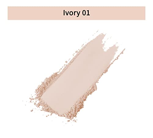 Image of Nykaa All Day Matte 12Hr Oil Control Face Compact Powder With SPF 15 PA ++ - Ivory 01