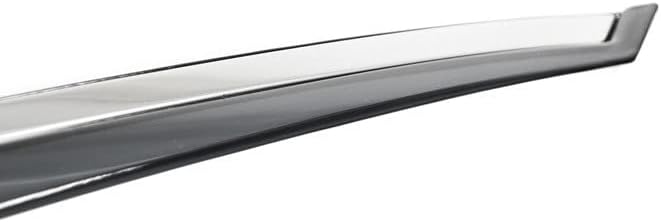 WellVisors Window Visors Wind Deflectors Compatible with Honda Civic Sedan 2022-2026 with Chrome Trim Rain Guards 3-847HD044