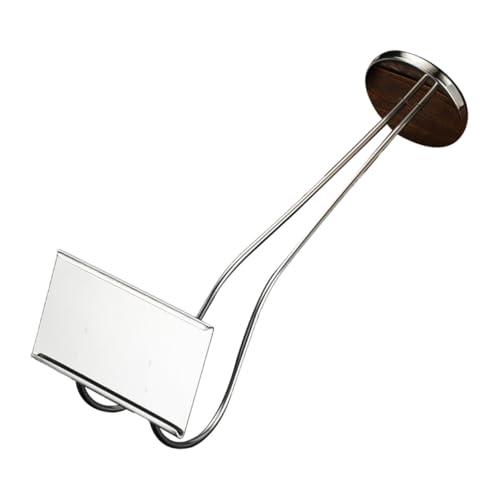 QUMIIRITY ステンレス製厚底テーブルカードホルダー 丈夫で錆びにくい卓上ナンバースタンド ウェディングやパーティー用メニュー プレイスカ