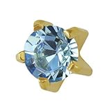 Studex Sterilized Piercing Earrings Ear Stud Birthstar March