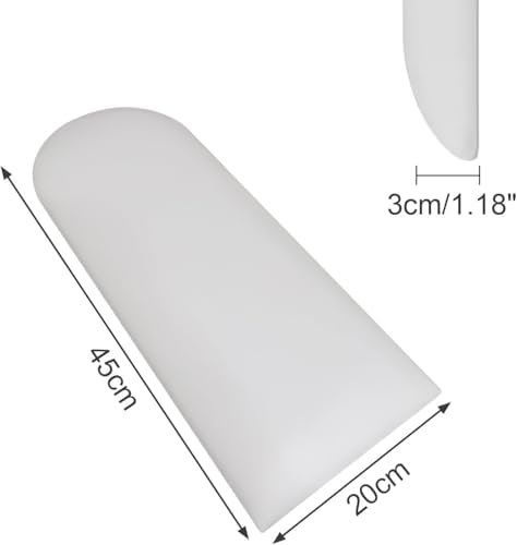 3D Wall Stickers for Kids - 2 Pcs Self-Adhesive Upholstered Padding Panels, Anti-Collision Home Decor for Bedroom & Playroom (Grey) - Safety & Style