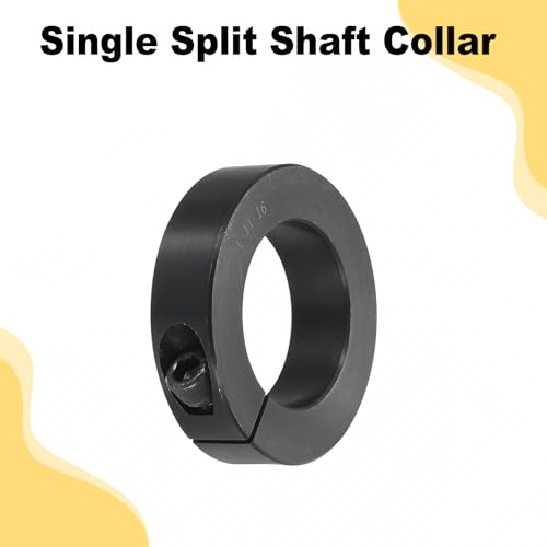 Collier de serrage acier oxyde noir uxcell bague de blocage 63mm