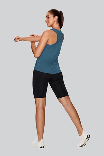 Image of XIEERDUO Tank Top for Women Racerback Sleeveless Workout Tops Loose Fit Yoga Running Gym Shirts for Women