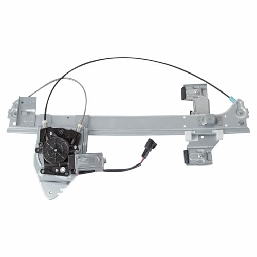 Image of TRQ Power Window Regulator w /Motor Rear Right Passenger Side for Saab Buick Chevy
