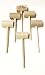 6 PACK NATURAL WOODEN CRAB MALLETS, Seafood Lobster Shellfish Cracker 1 W&A STORE MALLET