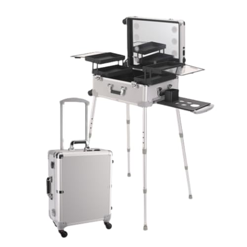 YQW �v���p���C�N�{�b�N�X ���ϔ� �����^�� ���[�X�[�c�P�[�X ���t�� led���C�g�t�� ��e�� �d�؂� �L���X�^�[�t�� ���C�N�p�L�����[�P�[�X �h���b�T�[ ���ϕi���[�I�[�K�i�C�U ������� (B)