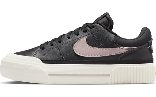 Nike Court Legacy Lift baskets compensées en cuir blanc pour femme