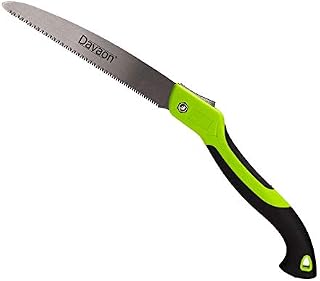 10" Pruning Saw - Folding Hand Saw with Comfort Grip - Multipurpose Garden Saw, Wood Saw, Bushcraft Saw & Camping Saw - Folding Saw for Backpacking - 250mm Pruning Hand Saw - Davaon Pro