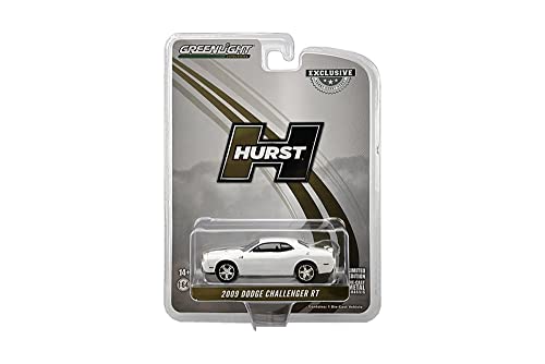 Modelo Dodge Challenger R/T 2009 1:64 Blanco miniatura 3