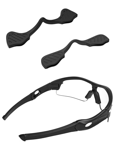Image of SAUCER Replacement Nose Pieces Pads for Oakley Wind Jacket 2.0 OO9418 Sunglass