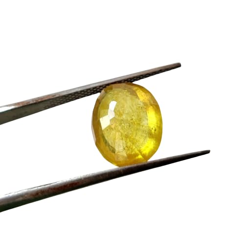 Zafiro amarillo sin calentar ni tratar de 7,73 quilates, piedra Pukhraj natural 2