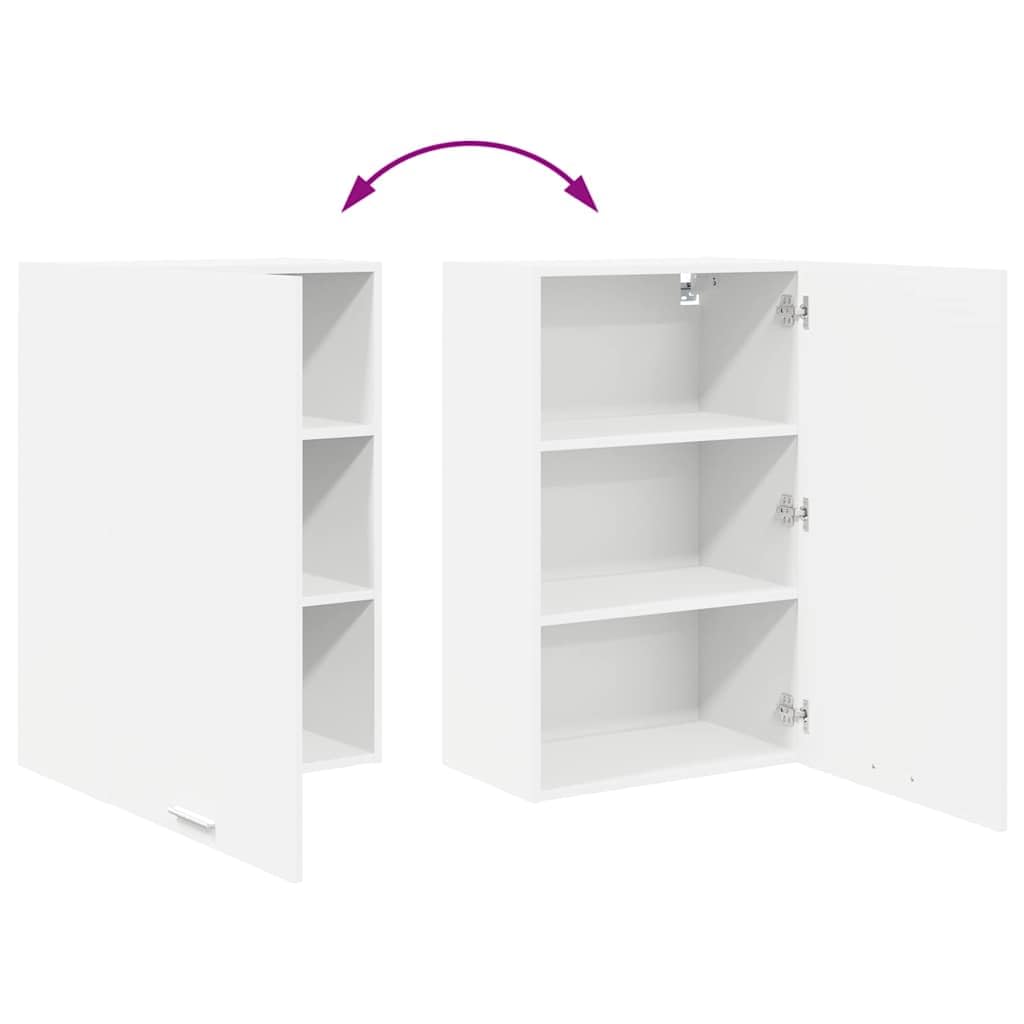 vidaXL Mueble Colgante con Puerta 50 x 31 x 80 cm Madera de ingeniería, Armario de Cocina Moderno, diseño Rectangular, Gran Espacio, Materiales Resistentes, Estilo contemporáneo, soluciones de hogar