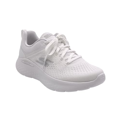 Skechers womens Go Run Lite Sneaker, White, 9 US