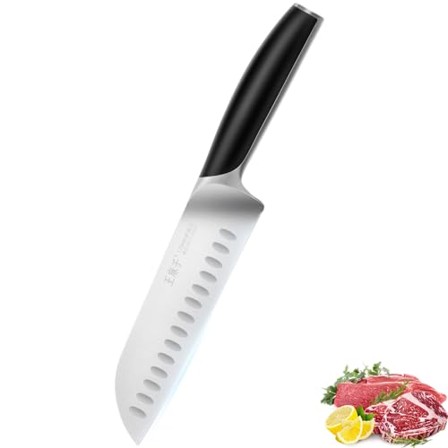 Kushank Santoku Knife 7 Inch Chef Knife Chopping Knife for Vegetable, Fruits, Meat, Perfect Gifts for Men and Women, Parents