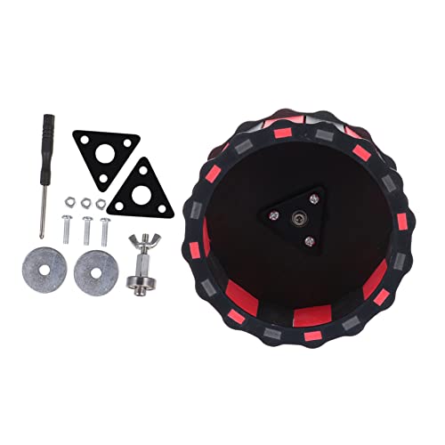 VANZACK Quiet Hamster Running Wheel Exercise Toy Spinner Black Small Animal Cage Accessory