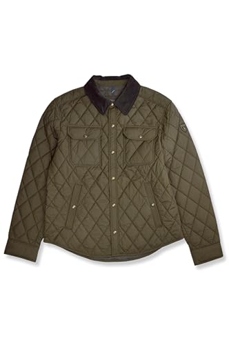 Polo Ralph Lauren Mens Diamond Quilted Snap Button Field Barn Jacket,