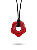 OJERRY Kawaii Cool Red Flower Cord Necklace Cute Coolest Accessories Waterproof Summer Esentials Friendship Necklaces Gift for Women Trendy Stuff