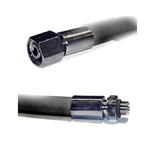 Cressi Latiguillo Regulador 80Cm Negro