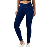 Versátiles y con un estilo natural, estos jeans ajustados para mujer son una prenda imprescindible. Combínalos con tacones o con zapatillas para un look casual. Como jeans ajustados de cintura alta, complementan cualquier top y son una prenda esencial para tu colección, pasando de un estilo chic informal de día a la elegancia de noche.
