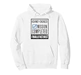 Idea de Regalo de jubilación Ingeniero de autopista Jubilado Sudadera con Capucha