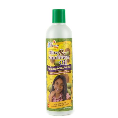 Sofn'free n’Pretty Olive & Sunflower Oil Kids Hair Lotion - 12 oz image 3