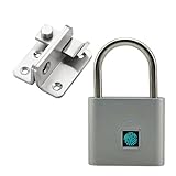 Design double protection : combinant un loquet de porte avec un cadenas, il offre une sécurité double couche, ce qui le rend adapté pour les sacs, tiroirs, valises et casiers de gym.