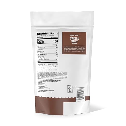 Image of Amazon Grocery, Sweet & Salty Trail Mix, 16 Oz