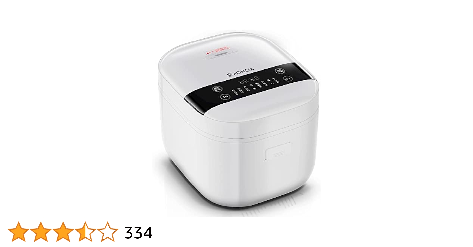 Amazon | 炊飯器3合炊き コンパクトでタッチパネル操作 予約保温