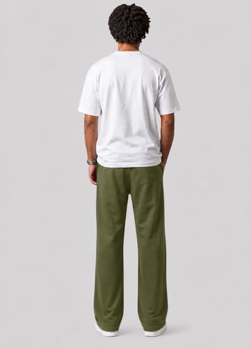 Image of Pure Cotton Men's Baggy Lower | Lower for Man Loose Fit with Pockets & Elastic Waist I Baggy fit Lowers for Gym, Jogging & Casual Wear