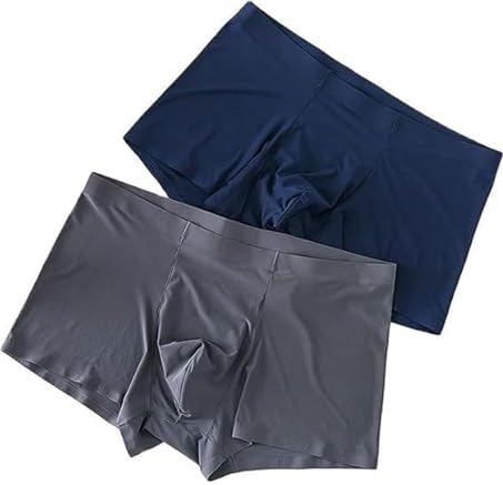 Ultra-Soft Nylon Lycra Ice-Silk Men's Shorts Underwear Trunks Multicolor Pack -2-image-31