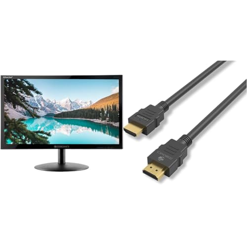 Image of ZEBRONICS Zeb-V19Hd 18.5 Inch (46.99 Cm) Led Monitor with Supporting Hdmi, Vga Input, Hd 1366 X 768