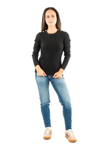 Molly Bracken Pull Leger la906dn Noir L