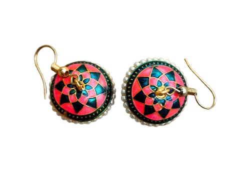 Indian Jaipur Earrings- Dangle earrings 