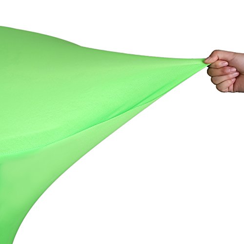 Jisen Cocktail Spandex Fitted Stretchable Elastic Tablecloth 24X43 Inch Fruit Green #TOP4