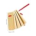 Milisten 5pcs Bamboo Kuaiban Boys and Girls' Traditional Chinese Clapper Allegro Castanet Stage Performance Instrument for Beginners