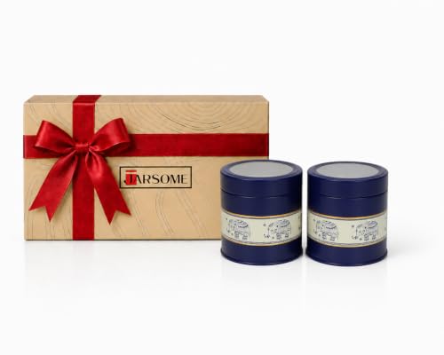 Image of Mandala Collection Airtight Kitchen Container Set| 450ML- Set of 2| Food Grade Metal Jars for Masala, Seeds, Cookies & Dry Storage| Vacuum Lid, Rust Resistant| Blue Elephant Canisters