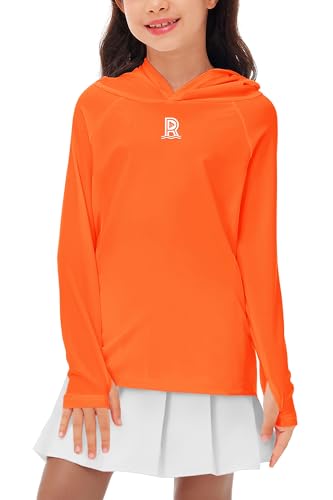 Image of Remimi Kids Sun Shirt Rash Guard Quick Dry Sun Protection Athletic Hoodie Hiking Shirts 3-12 Years