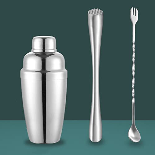 カクテルシェーカー 3点セット 550ml バーテンダー スノー カップ バーウェアツールセット マティーニ カクテル ステンレス製 最高ツール パーティーグッズ バーセット シェーカー 多用性 お酒 業務用 自家製